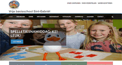 Desktop Screenshot of basisschool.sint-gabriel.be